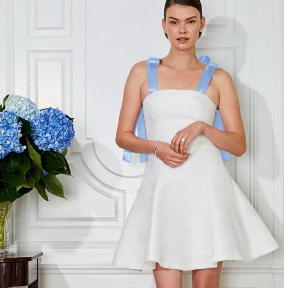 Jane Summers Anna Short White Bridal Shower And Wedding Reception Dress